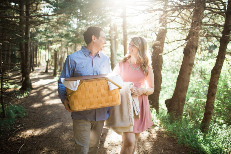 Newfoundland Brides Engagement Inspiration - Styled Picnic Engagement Session - Maddie Mills Photography